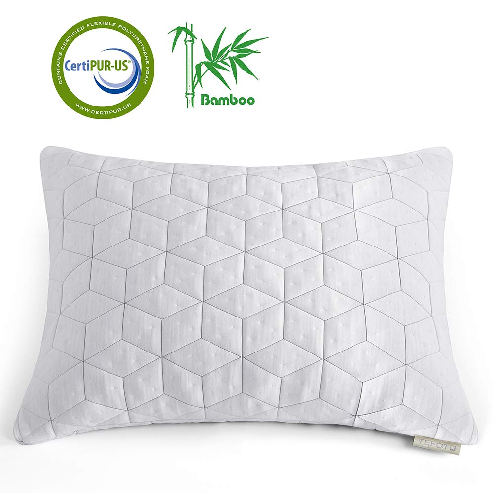 Memory Foam Bamboo Pillow – Cool & Adaptive Support