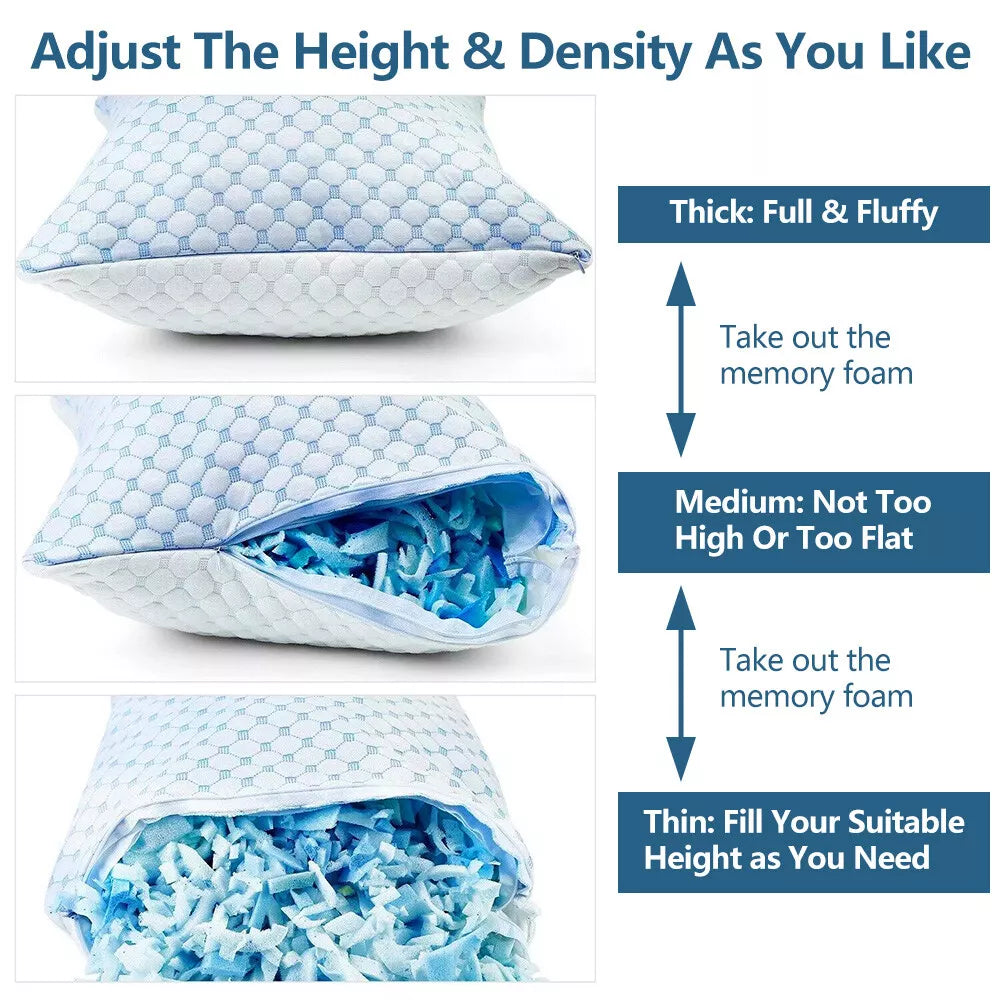 Memory Foam Pillow – Custom Comfort & Support