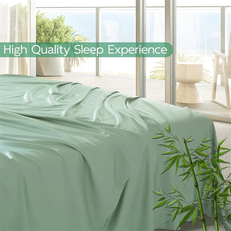 100% Organic Pure Bamboo Bed Sheet Set – Ultra-Soft, Cooling and Luxury