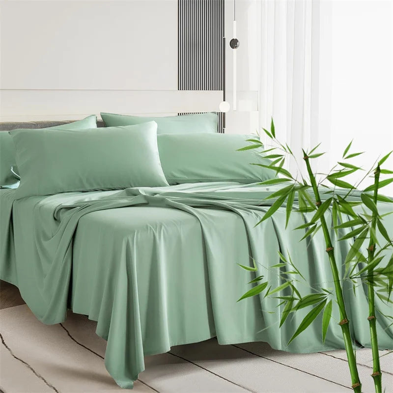 100% Organic Pure Bamboo Bed Sheet Set – Ultra-Soft, Cooling and Luxury