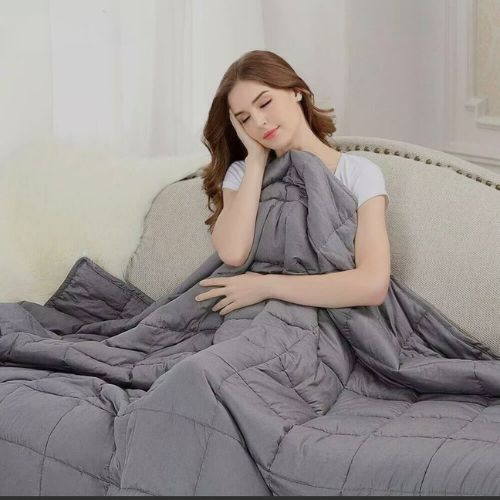 Cooling Weighted Blanket – Calm, Cool & Restorative Sleep