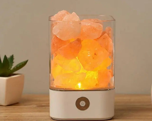 Crystal Himalayan Salt Lamp – Purify & Illuminate