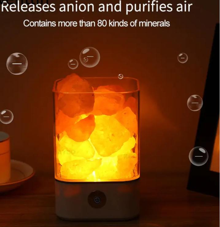 Crystal Himalayan Salt Lamp – Purify & Illuminate