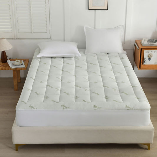 Waterproof Bamboo Mattress Protector – Cool & Protective Sleep