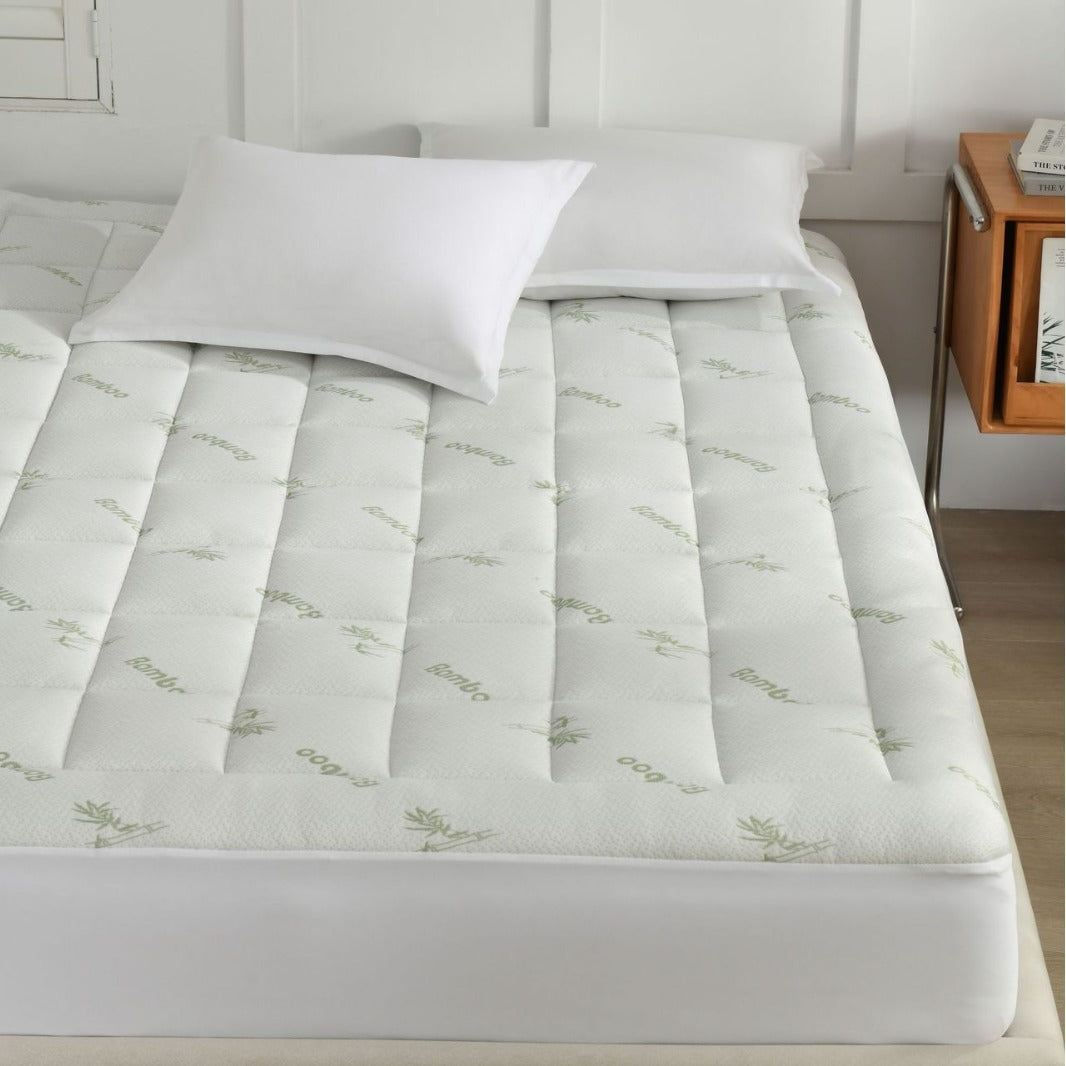 Waterproof Bamboo Mattress Protector – Cool & Protective Sleep